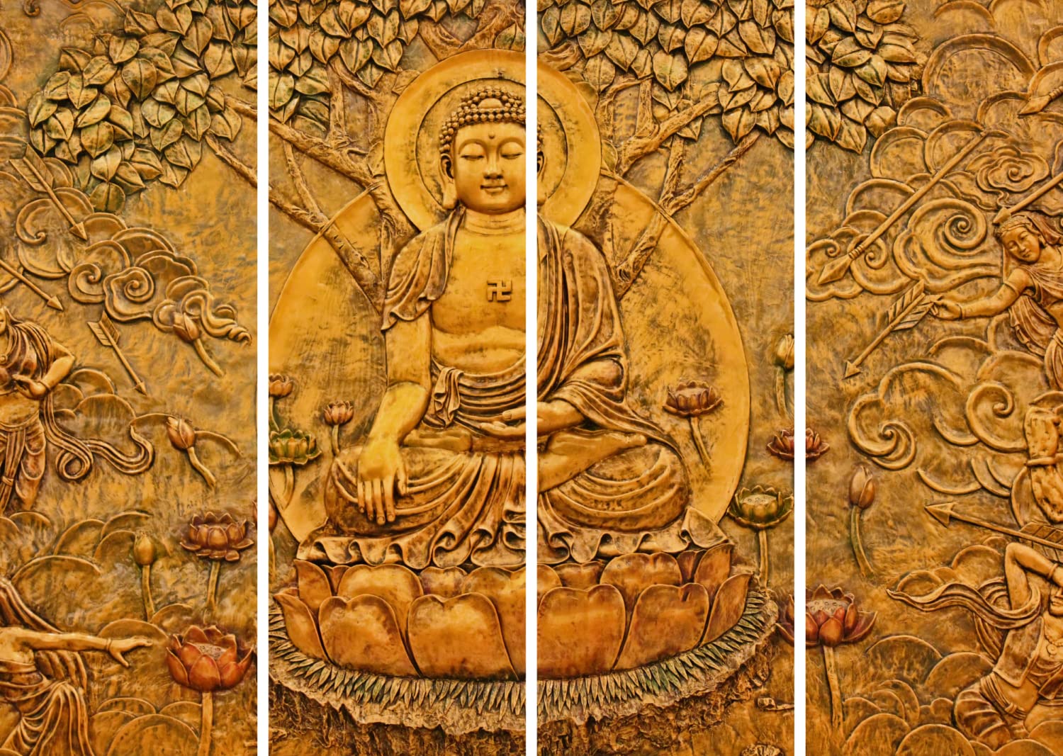 inep-b09sy8kbxd-styled-room-featuring-the-buddha-rific-4-panel-framed-wall-art-to-evict-stress-on-a-living-room-wall.jpg